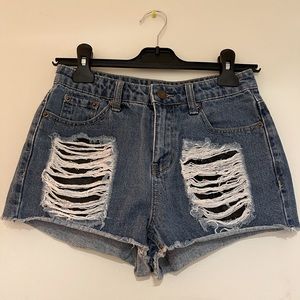 Forever 21 High Waisted Jean Shorts